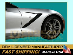 2014 2015 2016 2017 2018 2019 Corvette C7 Fender Vent Spears Accent Decal Stripe