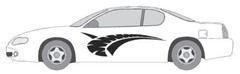 VINYL GRAPHIC #A1190 DECAL VEHICLE CAR TRUCK CROSS OVER SUV VAN SEMI MODERN AUTO