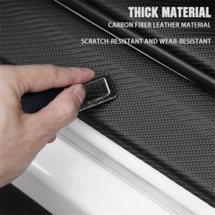 4pcs For Toyota Tacoma Tiara Yellow Tri Color Car Door Sill Plate Protectors