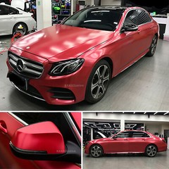Entire SUV Car Wrap – Satin Chrome Glitter Pearl Metal Vinyl Sticker Stretch AB