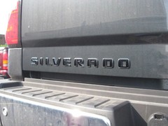 2007-2018 Chevy Silverado 1500 Emblem Overlay Decal Letters NOT EMBLEMS Black