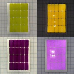 20 Reflective 1″ x 2″ ELG Rectangles (10 Different Colors) Bike Safety Stickers