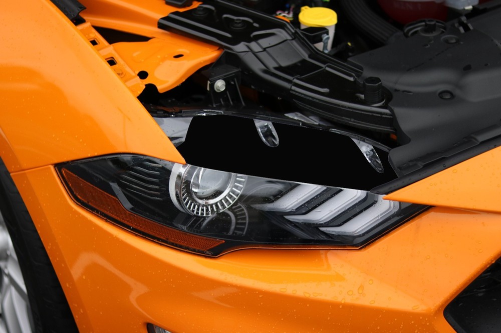 2018/2019/2020/2021/2022/2023 Mustang [18FM_HLTBO] Headlight Top Blackout Panel