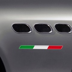 2Pcs 3D Epoxy Italy Flag Italian Logo Stickers Emblem Decal Car Motorcycle Badge