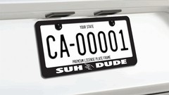 Suh Dude License Plate Frame Decal JDM Sticker turbo racing vinyl boost car