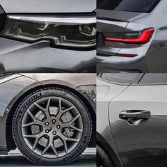 Liquid Metal Tungsten Gray 5FTx50FT PET Vinyl Wrap Self-Adhesive Air Release