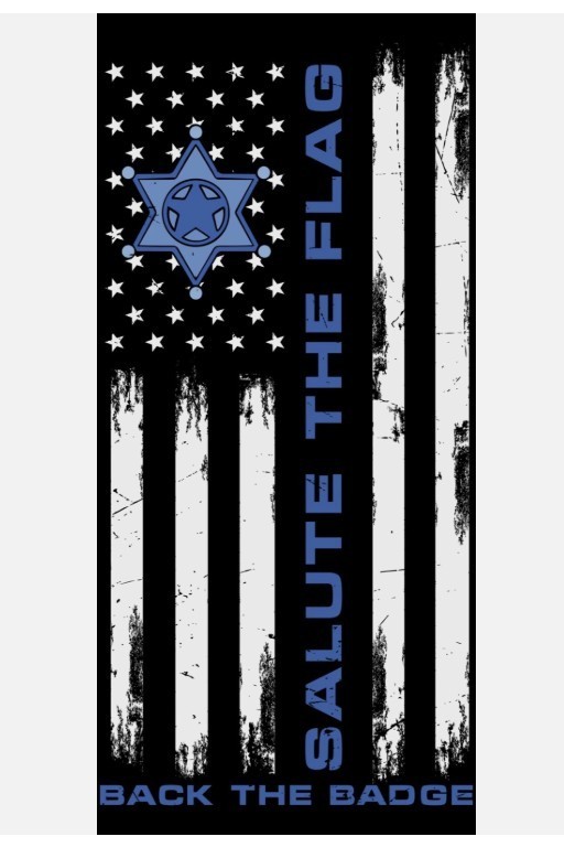 Support Police Phone Sticker (2 Inch) Waterproof Blue Line Protect Integrity