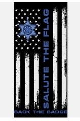 Support Police Phone Sticker (2 Inch) Waterproof Blue Line Protect Integrity