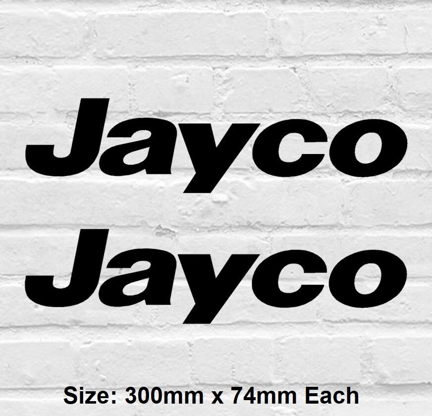Jayco Caravan Decal Stickers 300mm Long – Car and Trailer Camper High Quality