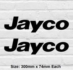 Jayco Caravan Decal Stickers 300mm Long – Car and Trailer Camper High Quality