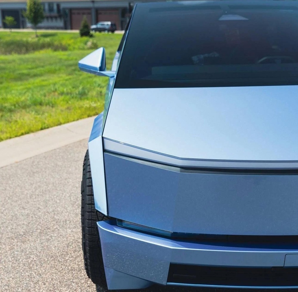 Gloss Ice Blue For Cybertruck DIY PreCut Paint Protection Film PET Wrap Color