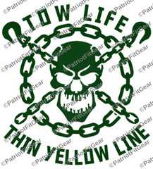 Tow Truck Driver,Thin Yellow Line,Wrecker,Tow Life,Semi Truck,Custom Vinyl Decal