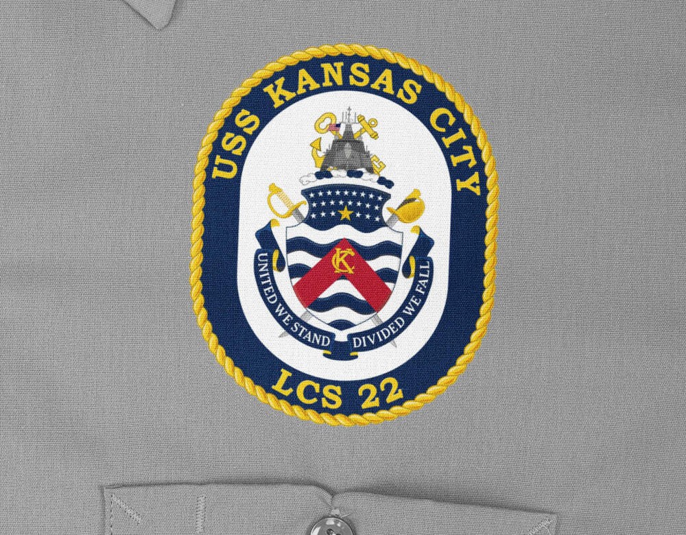 LCS-22 USS Kansas City Iron On Heat Transfer Vinyl HTV Independence Littoral