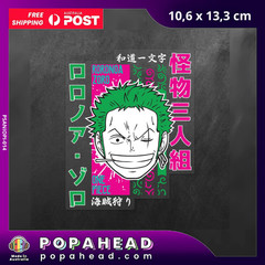 Roronoa Zoro One Piece Vinyl Decal Sticker Anime Sticker