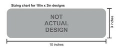 10inx3in Package Drop Box Permanent Vinyl Sticker Wall Sign Door Permanent Decal