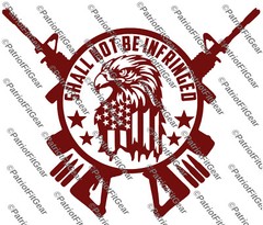 2nd Amendment,Shall Not Be Infringed,Molon Labe,We The People,Eagle,Vinyl Decal