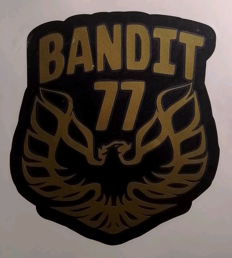 Smokey and The Bandit Logo Decal Sticker, Trans Am, Burt Reynolds 4.5×5 Inches!
