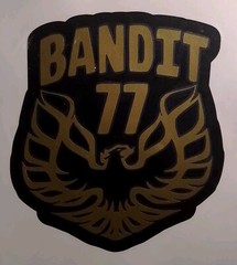 Smokey and The Bandit Logo Decal Sticker, Trans Am, Burt Reynolds 4.5×5 Inches!