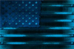 Rustic American Flag Blue 24×36 Car Wrap Graphic Decal Vinyl Bike Motorcycle USA