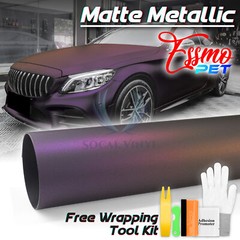 ESSMO PET Matte Metallic Magic Purple Car Vehicle Vinyl Wrap Decal Sticker