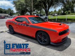 For Dodge Challenger Side Cuda Stripes 3M Graphics Vinyl Decals Years 2011-2023