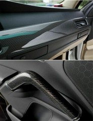 Black Carbon Fiber 12×60 inches 5Years Car Wrap Vinyl Roll with Air Release