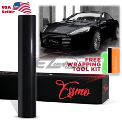 1FTx5FT PPF Paint Protection Film Gloss Black Silver Metallic Scratches Shield