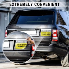 Magnetic Student Driver Signs – High Visibility Safety Stickers for New Drivers