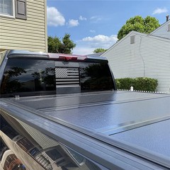 1x Back Middle Window American Flag Sticker For 2019-2022 Chevy Silverado Sierra