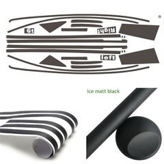 Matte/Glossy Black Chrome Delete Window Trims For Mercedes AMG GT X290 2019-2024