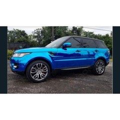 Avery Dennison SF100 Conform Chrome Blue Flexible Vinyl Car Wrap Film | 256-S