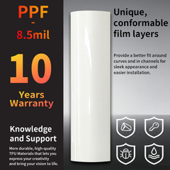 12″x60″ TPU PPF Clear Paint Protection Vinyl Film Wrap Gloss Car Scratch 1ftx5ft