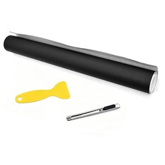 5 FT For BMW Black Matte Vinyl Car Wrap Film Sticker Body Trim with Hand Tools