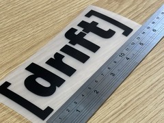 DRIFT – Gloss Black Logo Racing Drifting Car Truck JDM Vinyl Decal Sticker Hoon