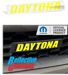 DAYTONA Grille Emblem Overlay Decal for Dodge Charger Daytona