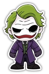 JOKER 3M STICKER Clown Batman Dark Knight Hero Gotham Harley Arkham Decal