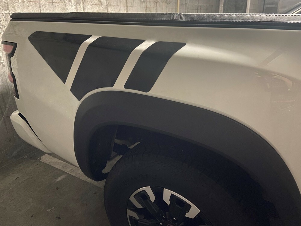 Plain Black Matte Vinyl Decals Kit (Fits: Nissan Frontier 2022-25)