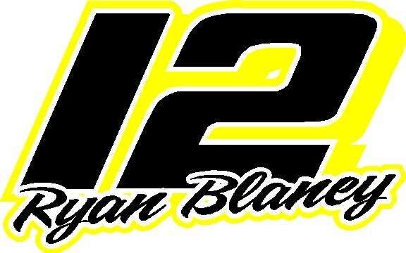 12 Ryan Blaney 2024 Nascar vinyl window decal racing sticker