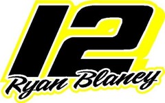 12 Ryan Blaney 2024 Nascar vinyl window decal racing sticker