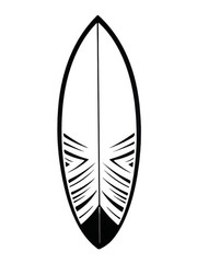 Surfboard Vinyl Decal for Vehicle Windows Laptops Any Smooth Surface design #10