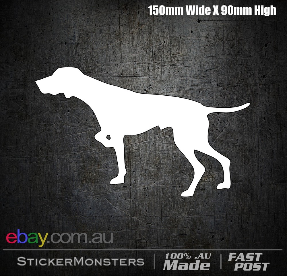 ENGLISH POINTER Sticker Decal 150mmW Window Glass Any smooth surface.