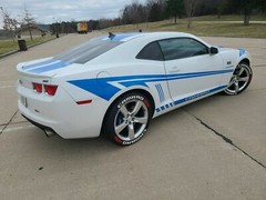Decals Vinyl Tribal Rocker Side Stripes Fits Chevy Camaro SS RS Z28 AZURE BLUE