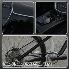 Matte Black Vinyl Wrap Tape Roll, 4 Inch x 30ft Self-Adhesive Black Out Chrom…