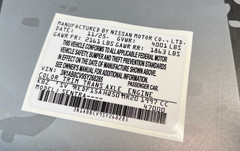 Automobile VIN ID Label Replacement Sticker – Car Identification Decal Set of 4