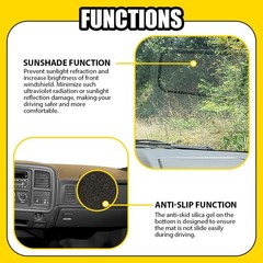 Fit 2000-2006 Chevy Suburban GMC Yukon Dashboard Dash Cover Mat Black Gray Beige