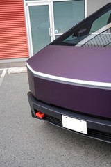 Cybertruck PreCut PPF Paint Protection Film Wrap Change Matte Midnight Purple