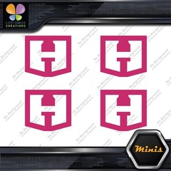 Compatible Hart Tools H Logo Only Pack of 4 MINI SIZE Decals Stickers Vinyl