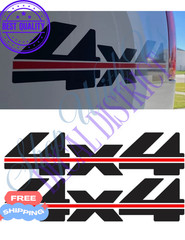 2pcs 4×4 Vinyl Decals Sticker Compatible with 1988 to 1997 Truck Bed premium