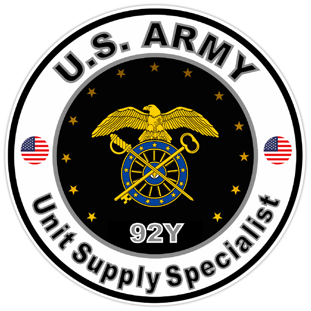 US Army Unit Supply Specialist Bumper Sticker Military Soldier Decal 5″