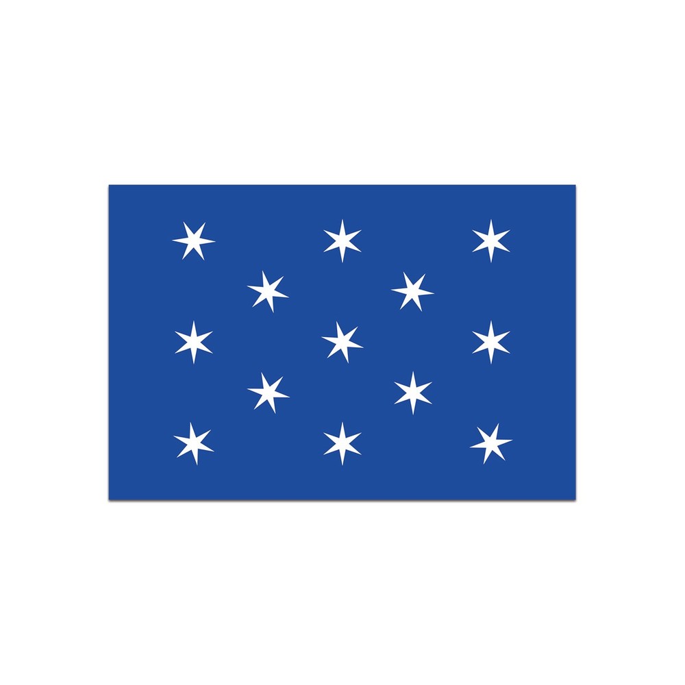 Personal Flag of George Washington Flag Sticker Decal